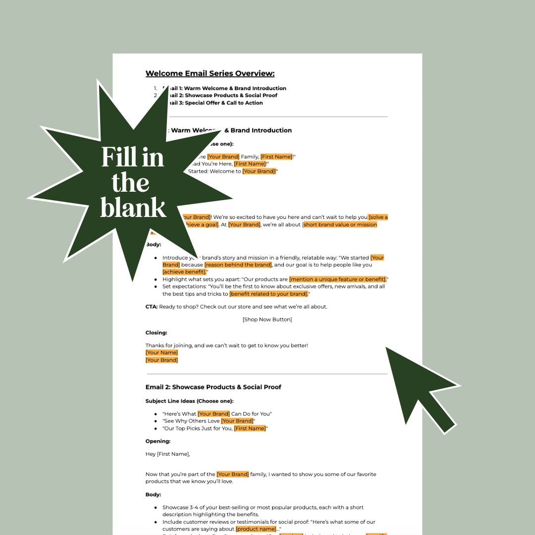 eComm Email Marketing Templates - Digital Dawn Downloads