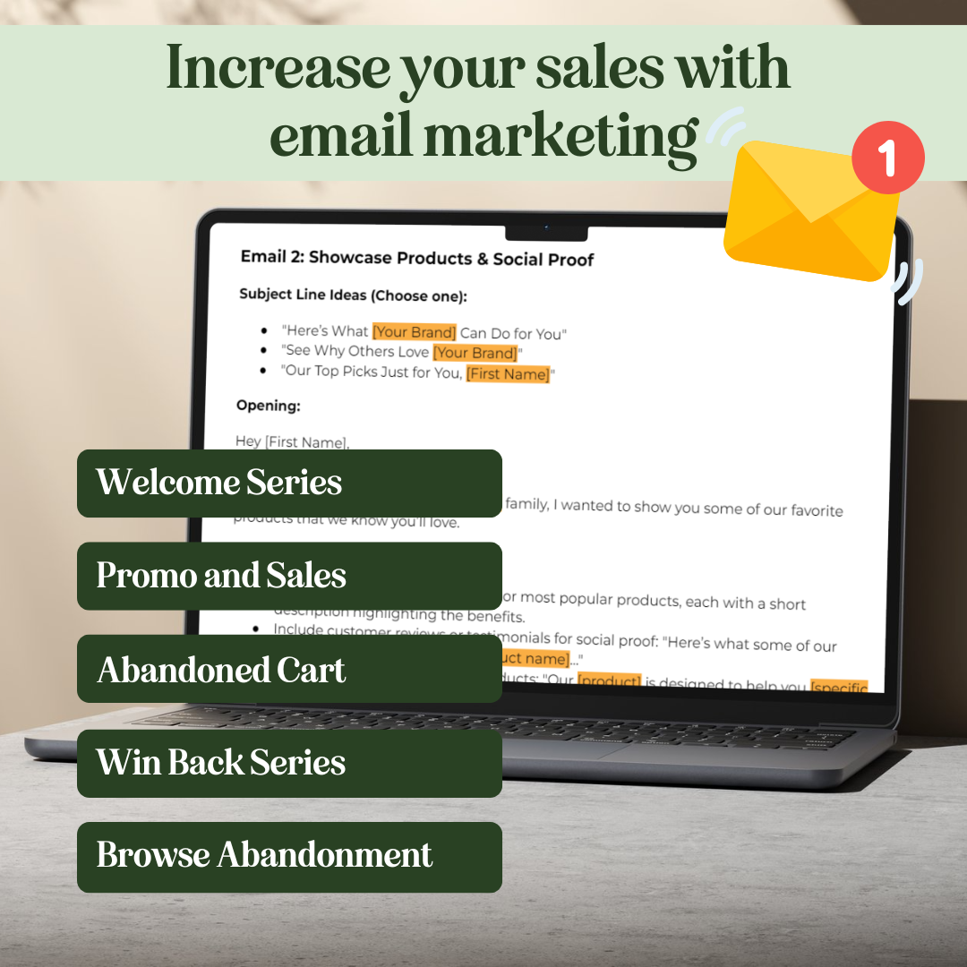 eComm Email Marketing Templates - Digital Dawn Downloads