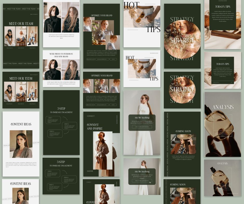 200 Social Media Templates - Digital Dawn Downloads