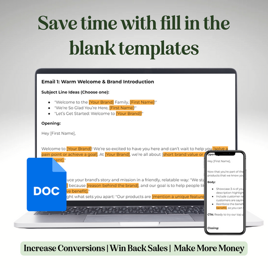 eComm Email Marketing Templates - Digital Dawn Downloads