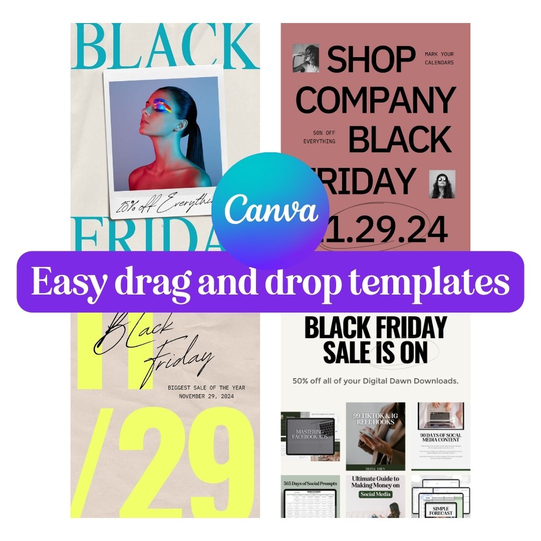 Promo/Sale Graphic Templates - Digital Dawn Downloads