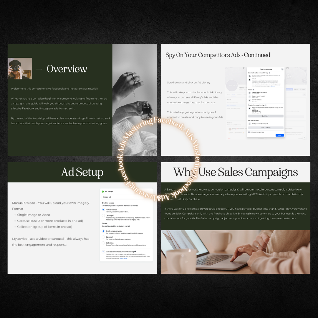 Mastering Facebook Ads Guide - Digital Dawn Downloads
