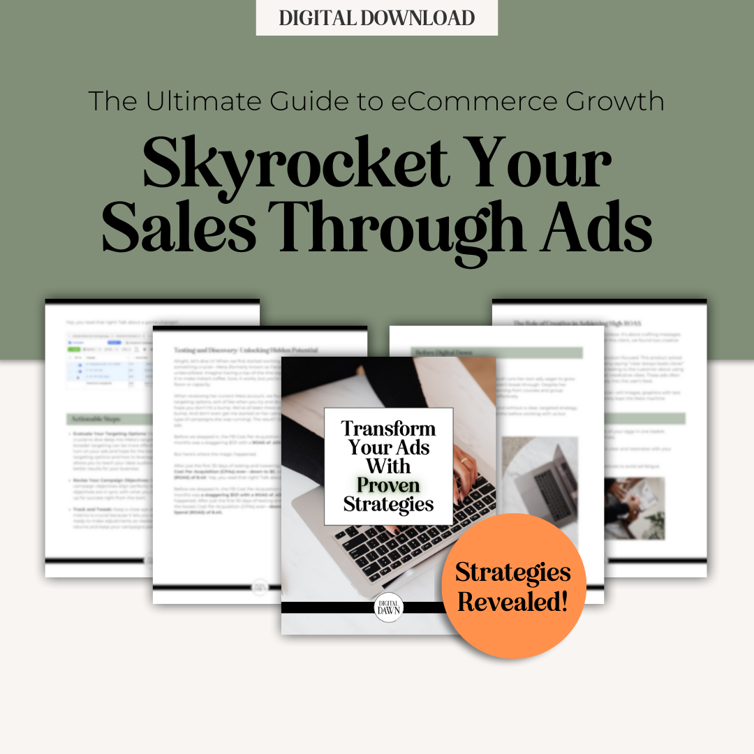 Transform Your Ads with Proven Strategies eBook - Digital Dawn Downloads